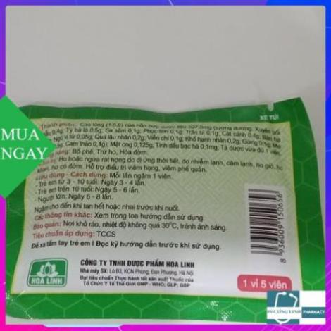 [CHÍNH HÃNG] VIÊN NGẬM BẢO THANH ( VỈ 5 VIÊN NGẬM )
