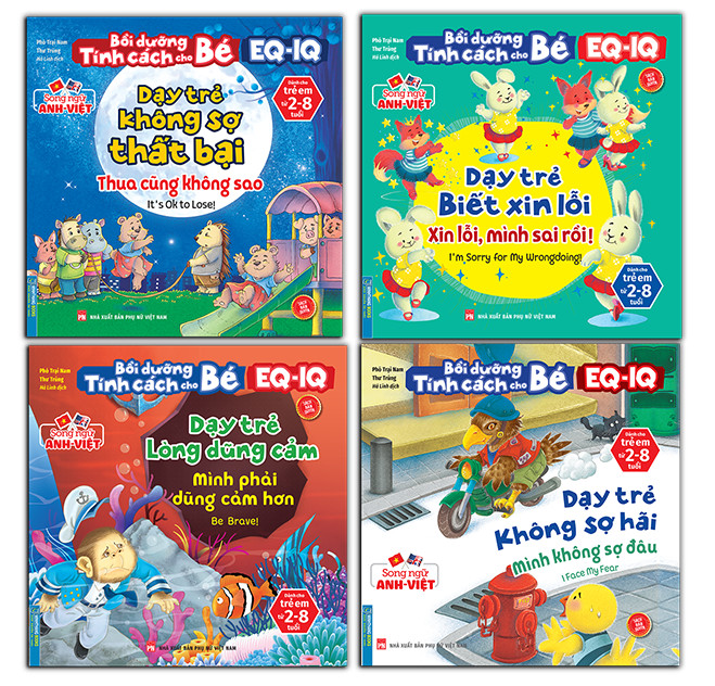 Sách - Combo 4c - Dạy trẻ không sợ thất bại & Dạy trẻ không sợ hãi & Dạy trẻ biết xin lỗi & Dạy trẻ lòng dũng cảm