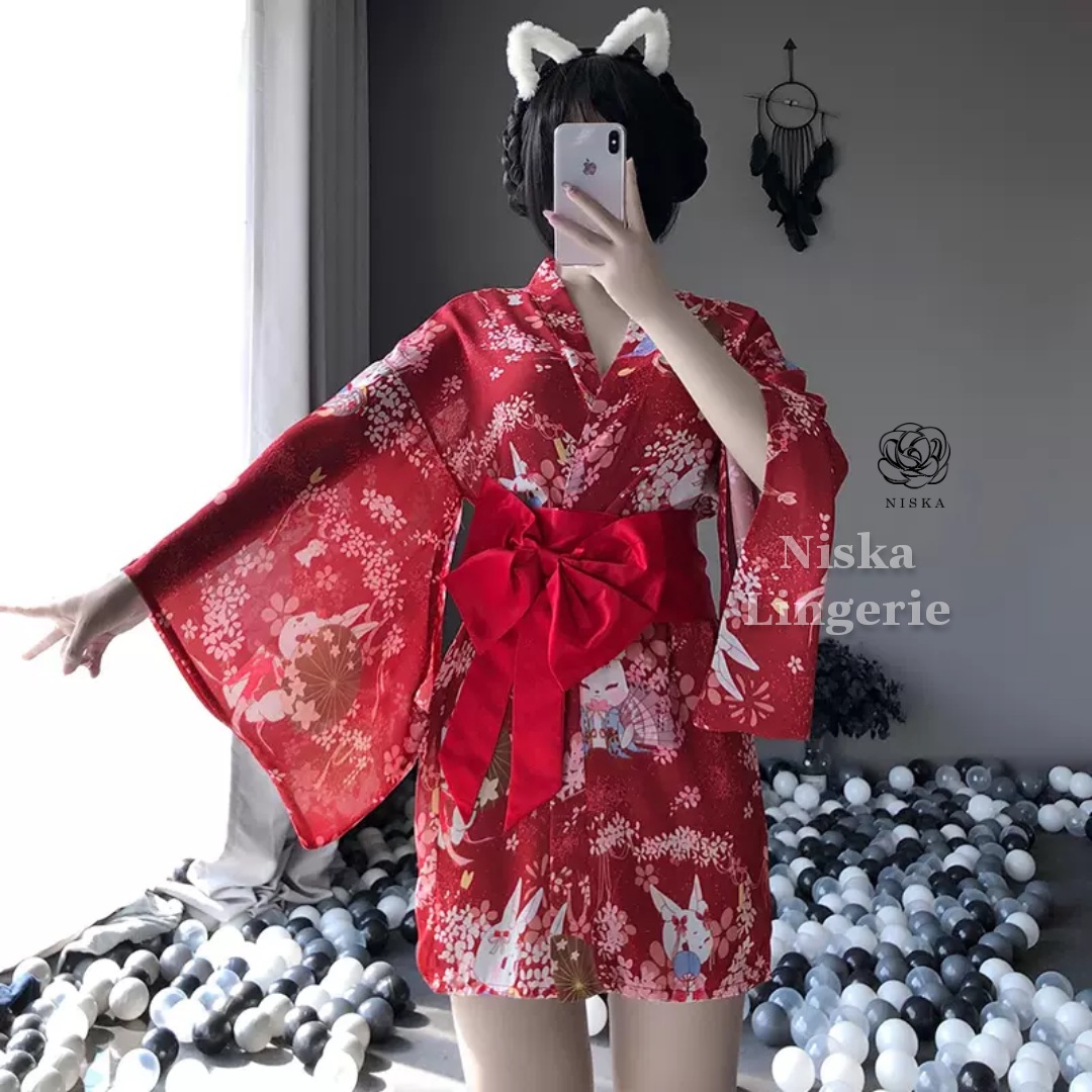 Choàng Kimono Nhật Bản - Mã D210