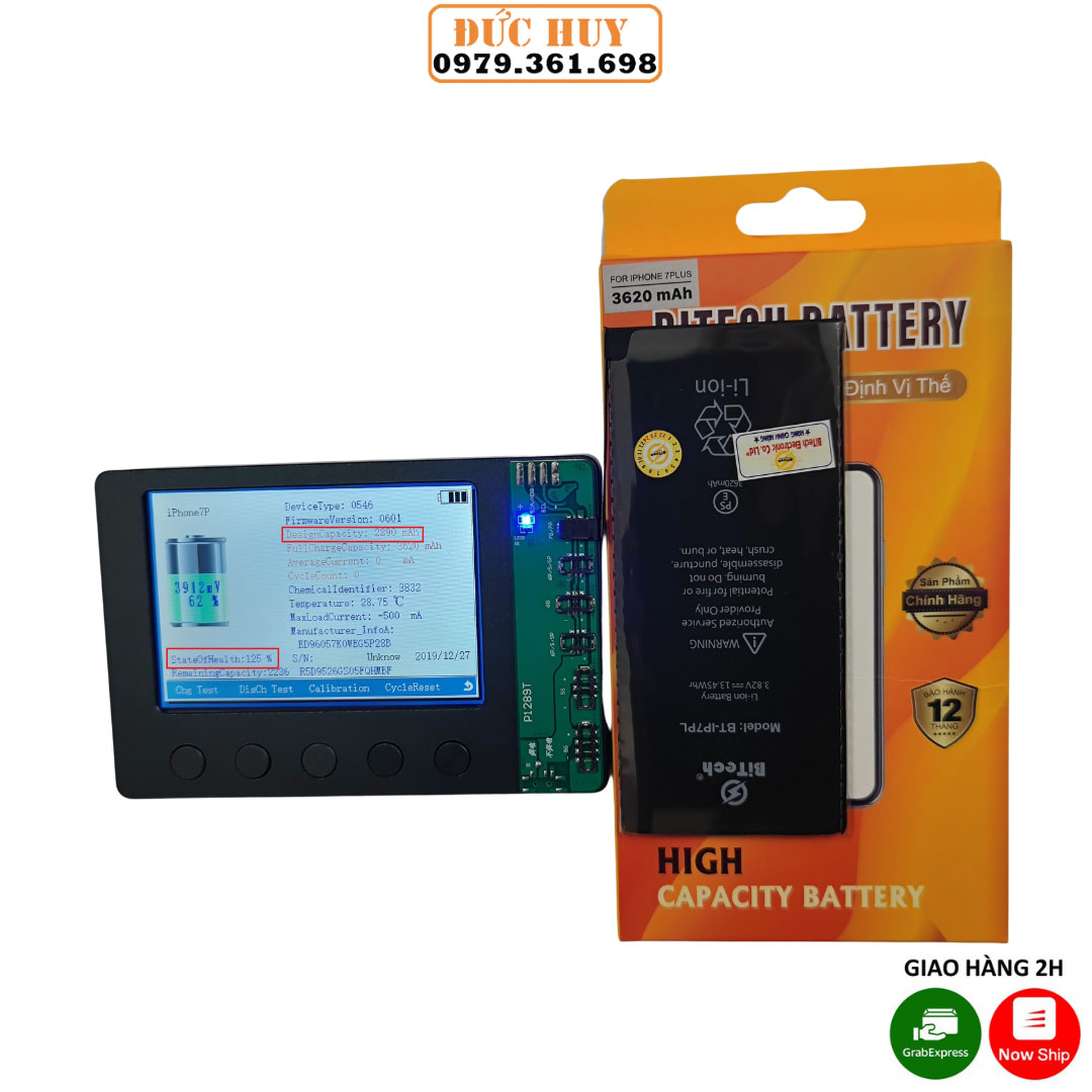 Pin IP7 Plus Dung Lượng Cao BiTech BT-IP7 PLUS ( 3620 mAh )