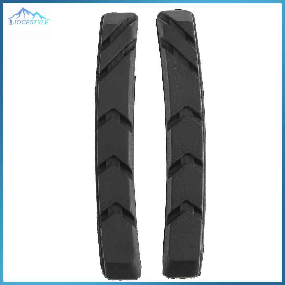 1 Pair Rubber Bicycle Brake Pads Mountain Bike MTB V-Brake Holder Shoes