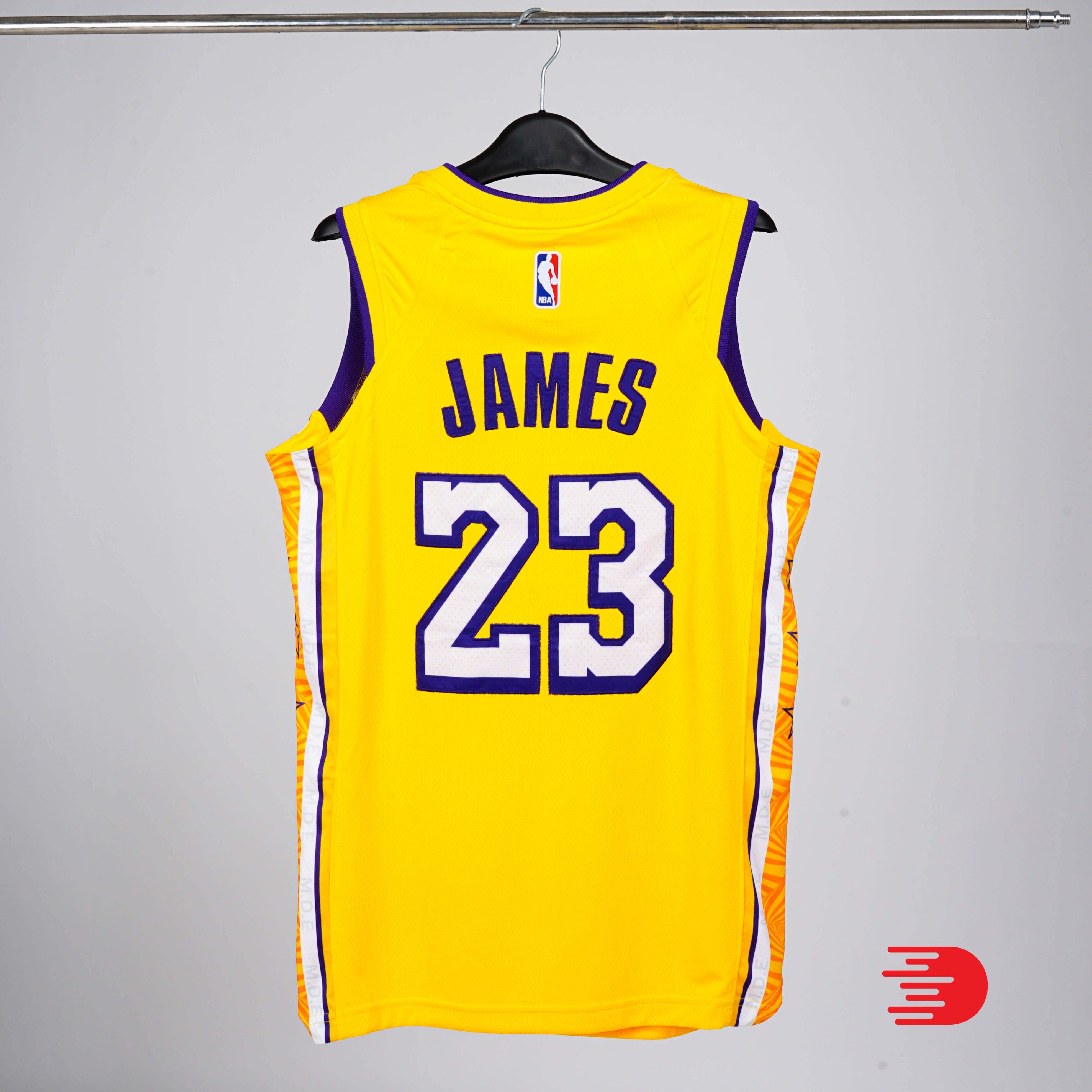 Đồ bóng rổ Actee LA Lakers màu Vàng