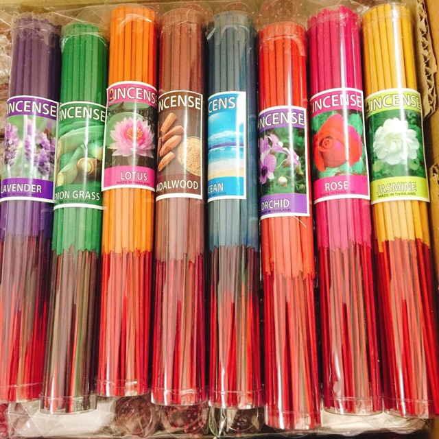 Nhang Thơm Aroma Incense Thái Lan 20cm (Bó 50 cây/ mỗi bó 1 hương)