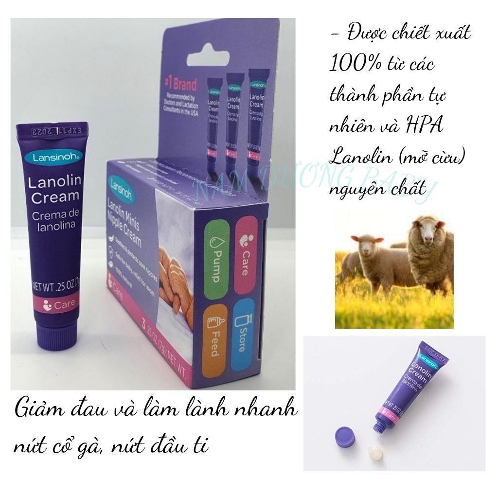 Kem nứt đầu ti/ nứt cổ gà Lansinoh 7g