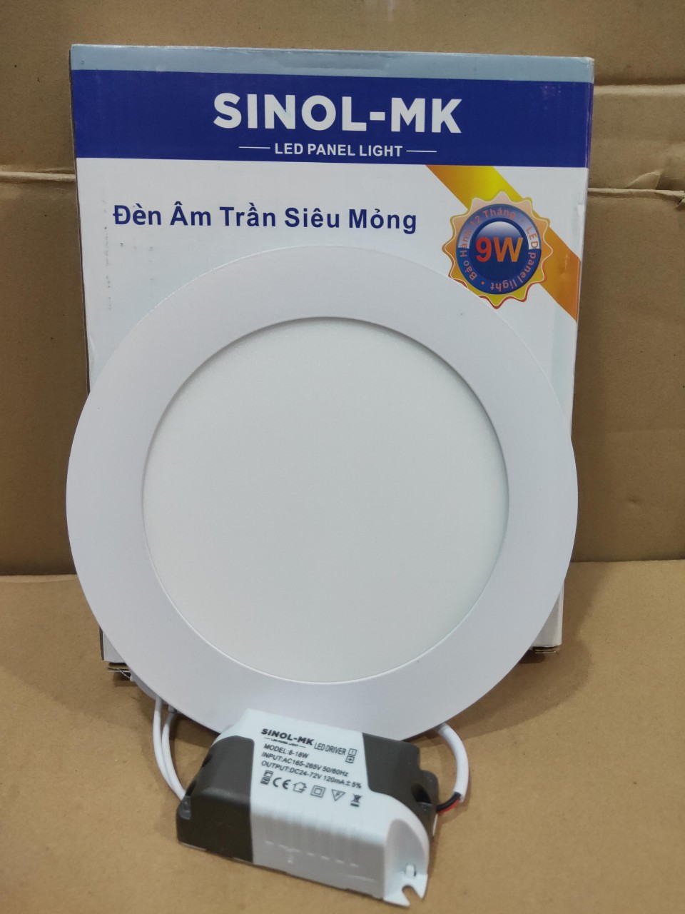 Đèn âm trần siêu mỏng 4w tròn