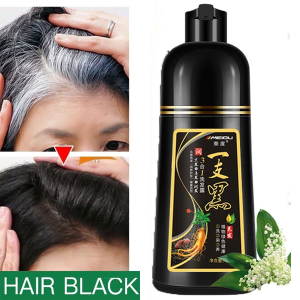 Dầu gội đầu thảo dược đen tóc phủ bạc -Không Cần Nhuộm Thần Thánh