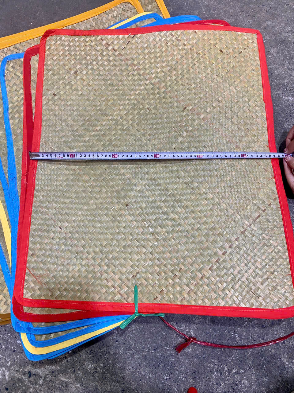 Chiếu đệm lót nằm nôi đan truyền thống, kích thước 70x57cm - Tấm lát cho bé nằm nôi, nằm võng
