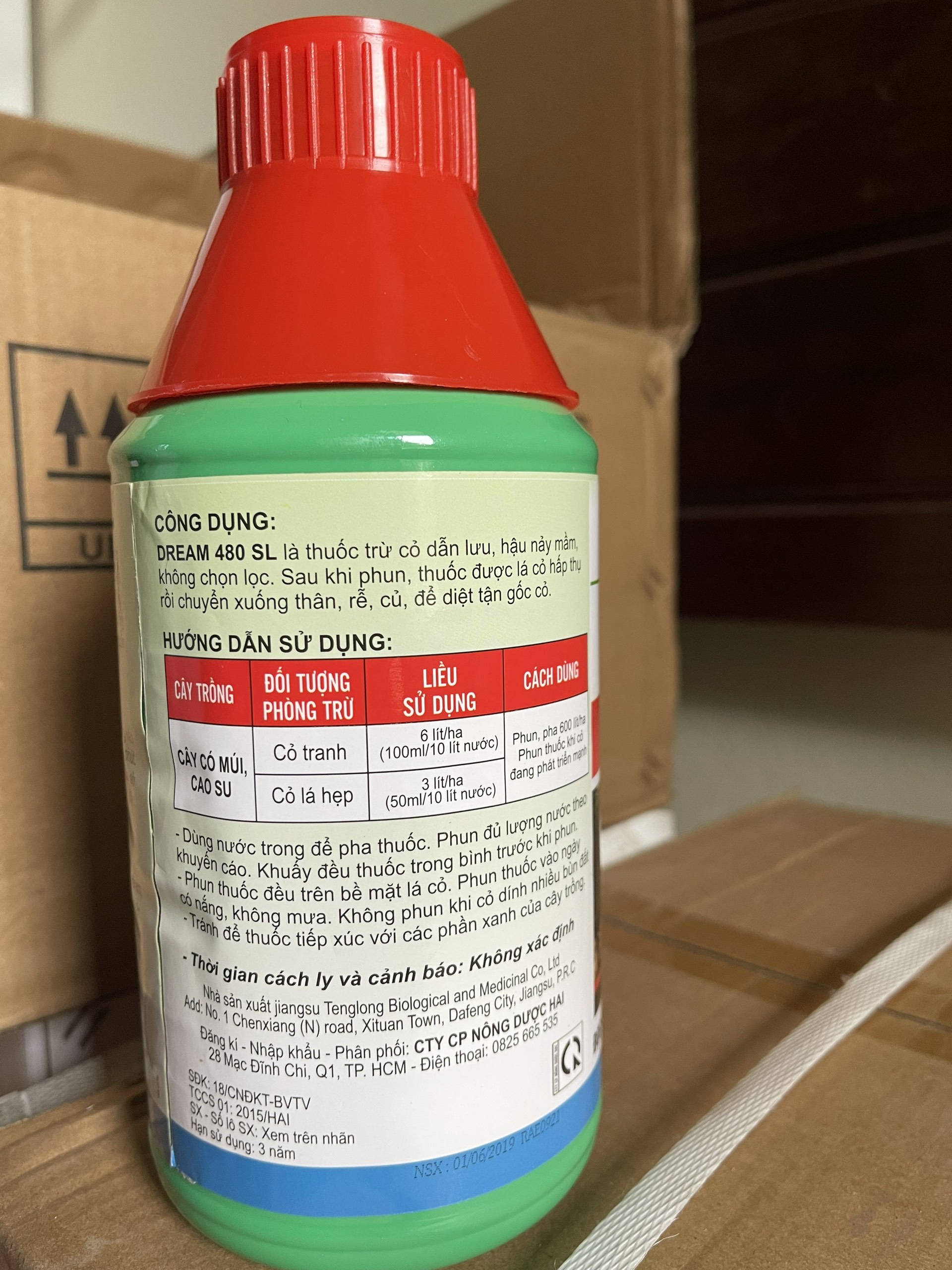 Thuốc Trừ Cỏ Lưu Dẫn DREAM 480SL 900ML