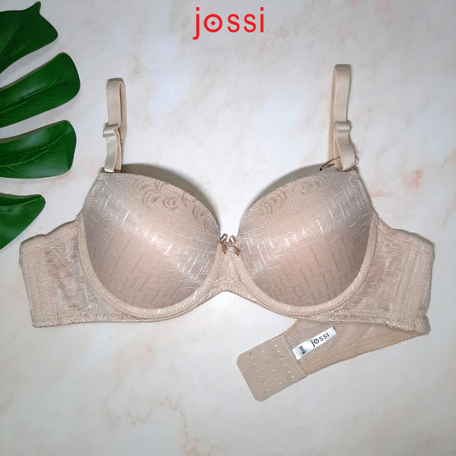 Áo lót ren lưới mút dày cúp xéo - Jossi 1059