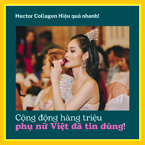 Nước đông trùng hạ thảo Hector collagen (Hộp 10 chai x 50ml)