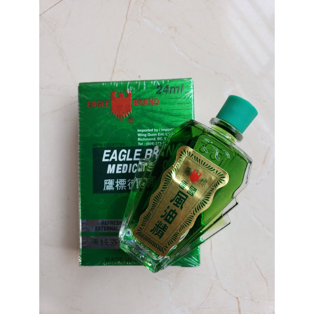 Dầu gió xanh hiệu Con Ó Eagle Brand hàng chuẩn Canada