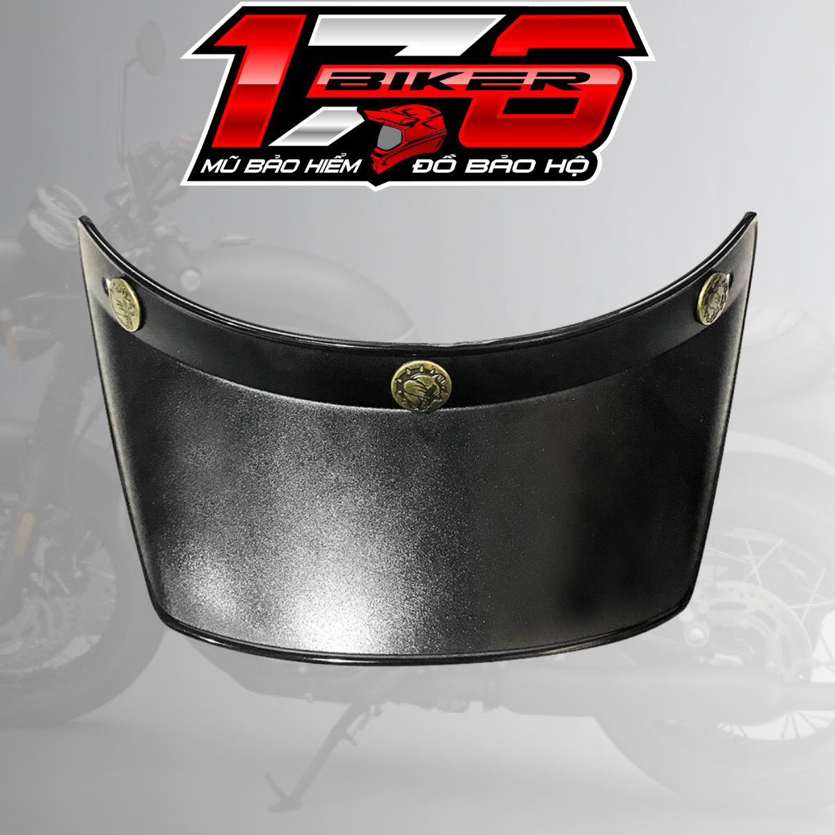 Phụ kiến mái che mũ bảo hiểm 3 4 Bulldog - BIKER 176