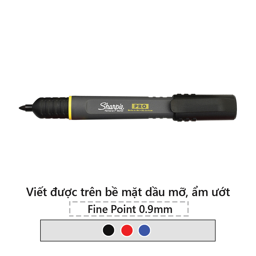 [HCM]Bút lông dầu không xóa được Sharpie Pro Fine (New)