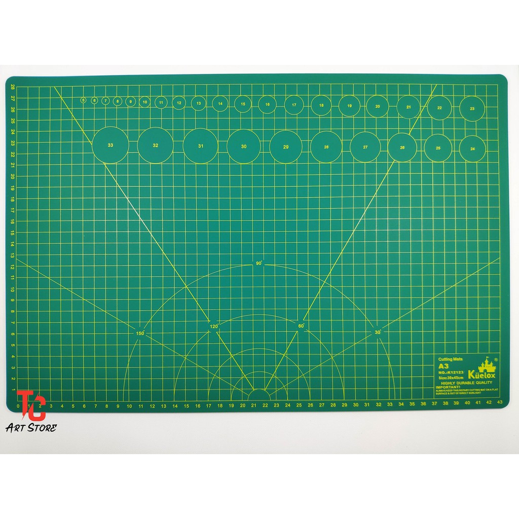 Bảng cutting mat khổ A3/ Bẳng kê cắt tự liền