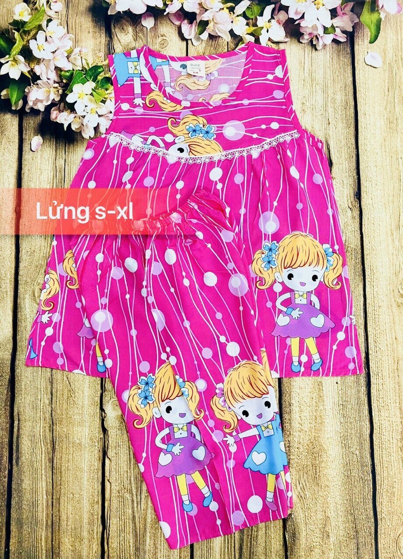 Đồ bộ tole lửng cho bé gái size (35-40kg)