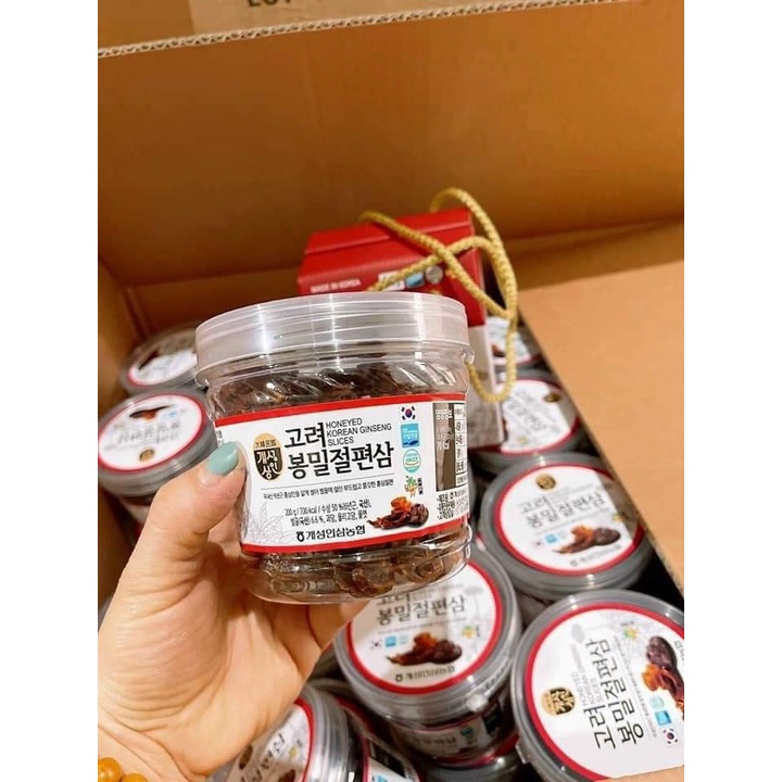 [MẪU MỚI] Sâm lát tẩm mật ong NONGHYUP 200g