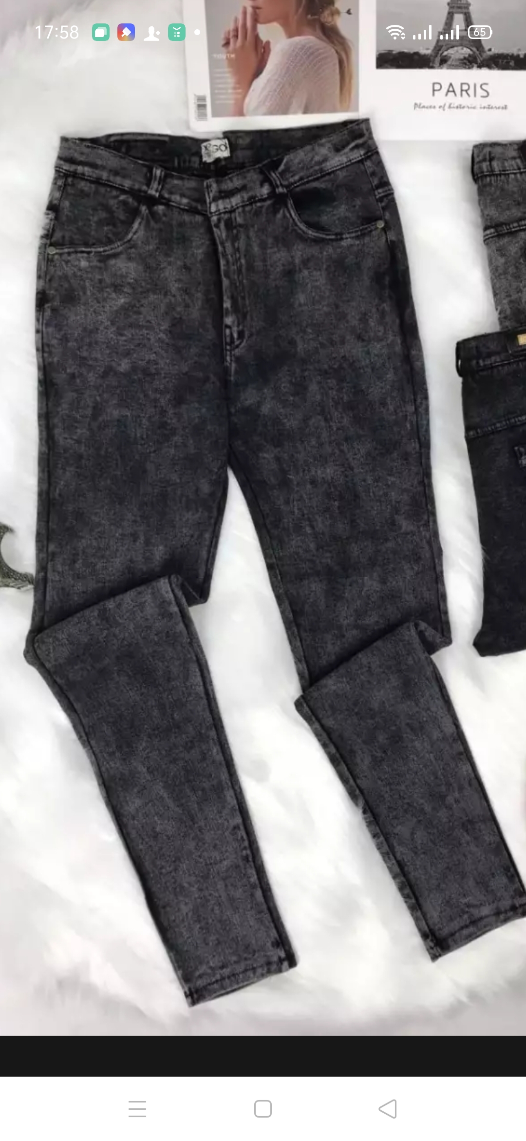 Quần kaki muối tiêu co giãn