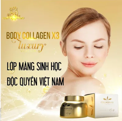 [CHÍNH HÃNG】Kem Body Collagen X3 Luxury - SIÊU HOT SIÊU TRẮNG DA 250g