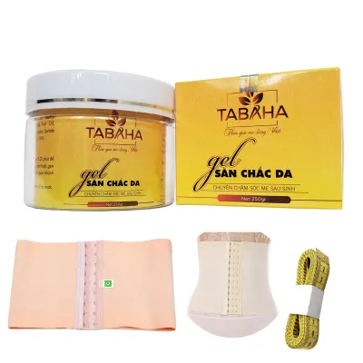 [HCM]Kem tan mỡ bụng TABAHA 250g giúp giảm mỡ bụng TẶNG Nịt Bụng và Thước Dây