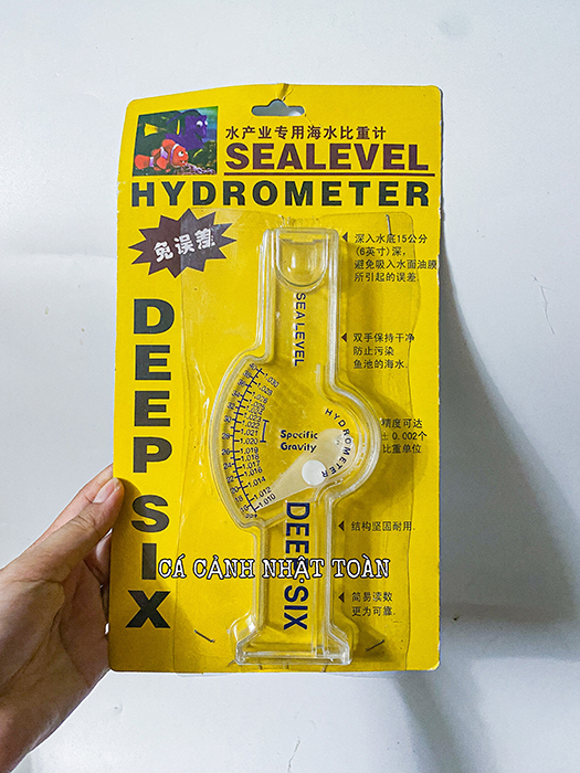 "Hoàn tiền đến 10%" THƯỚC ĐO ĐỘ MẶN HYDROMETER DEEP SIX