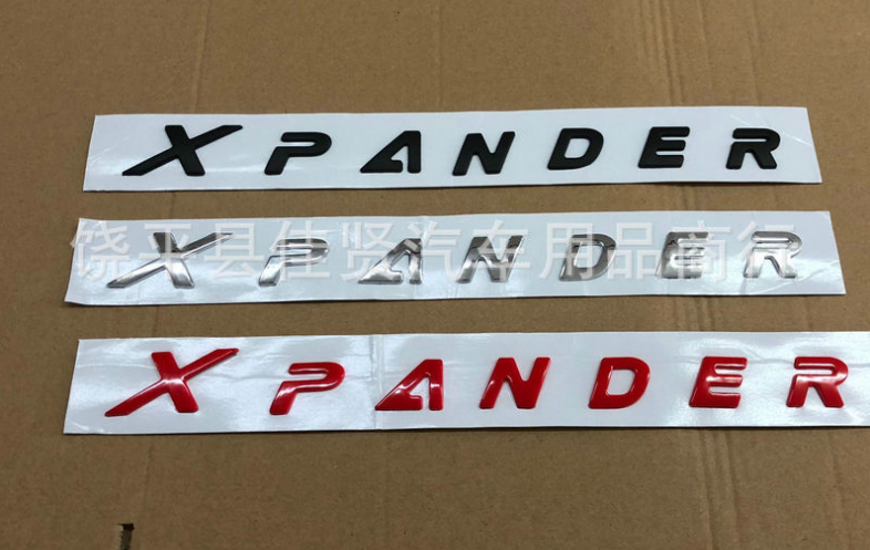 Tem Chữ Nổi 3D Xpander dán capo cực nổi