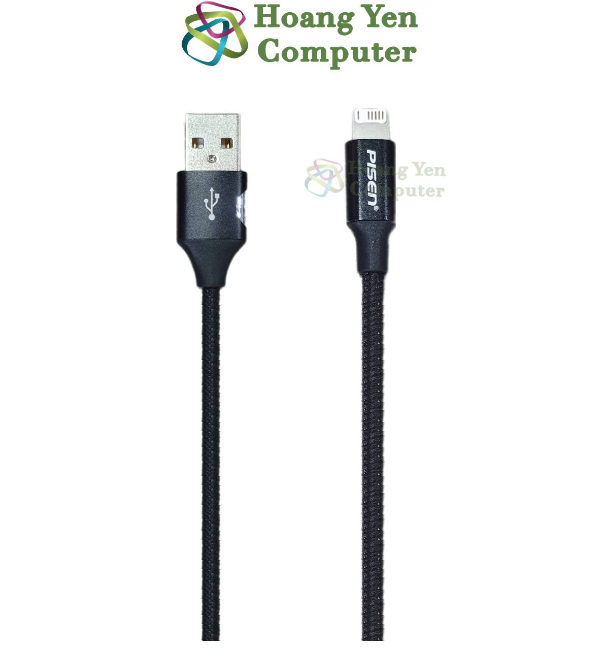 [HCM]Cáp Sạc Pisen Cho IPhone IPad Chính Hãng - BH 6 tháng 1 đổi 1 - Hoàng Yến Computer