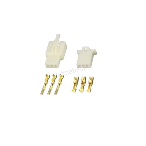 Giắc nối điện xe máy 3 chân 3p-2.8mm