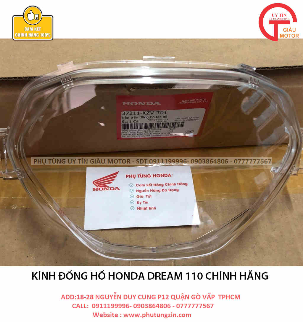 Kính đồng hồ honda dream 110 chính hãng