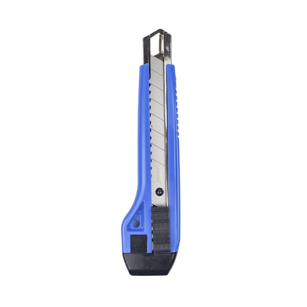 Dao Rọc Giấy Công Nghiệp STACOM Kèm 01 Lưỡi Phụ - Lưỡi  Cỡ Lớn E102 - 18 x 100 x 0.5 mm - Có bán kèm lưỡi thay