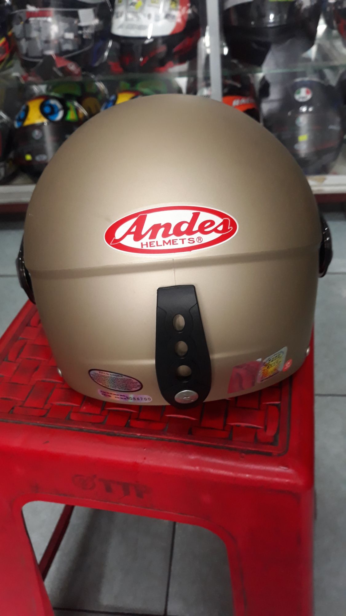 nón bảo hiểm andes 109 3S an toàn chắc chắn