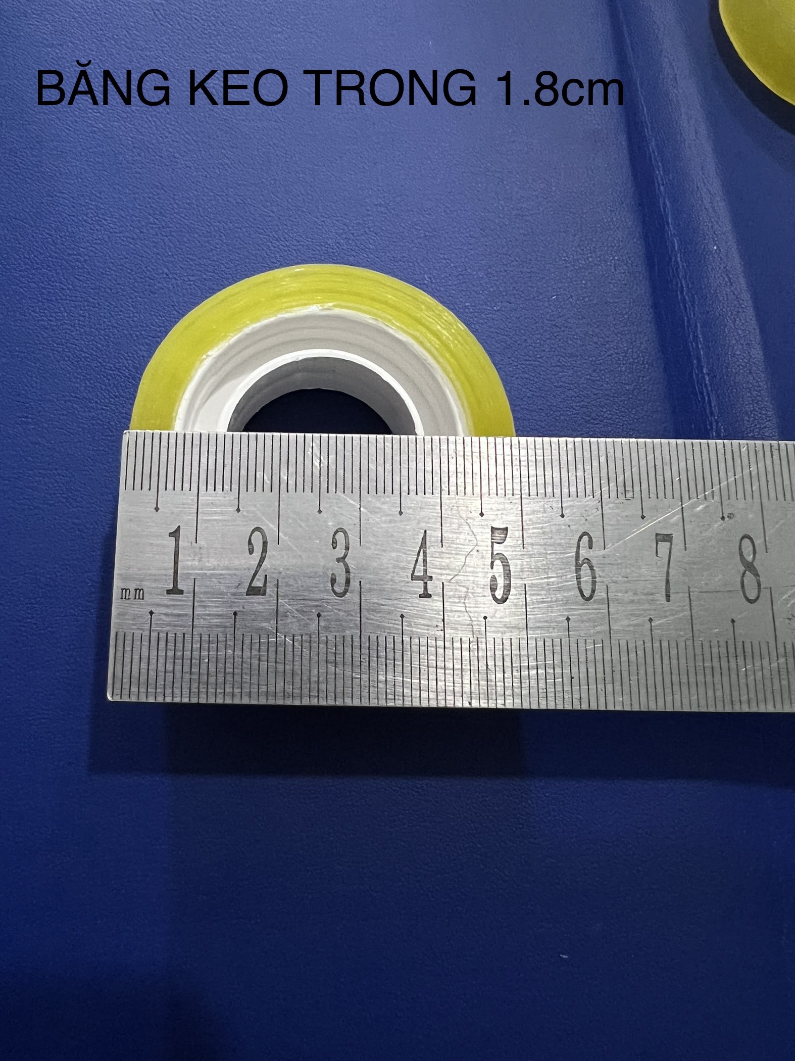 Cuộn băng keo trong 1cm/1.8cm