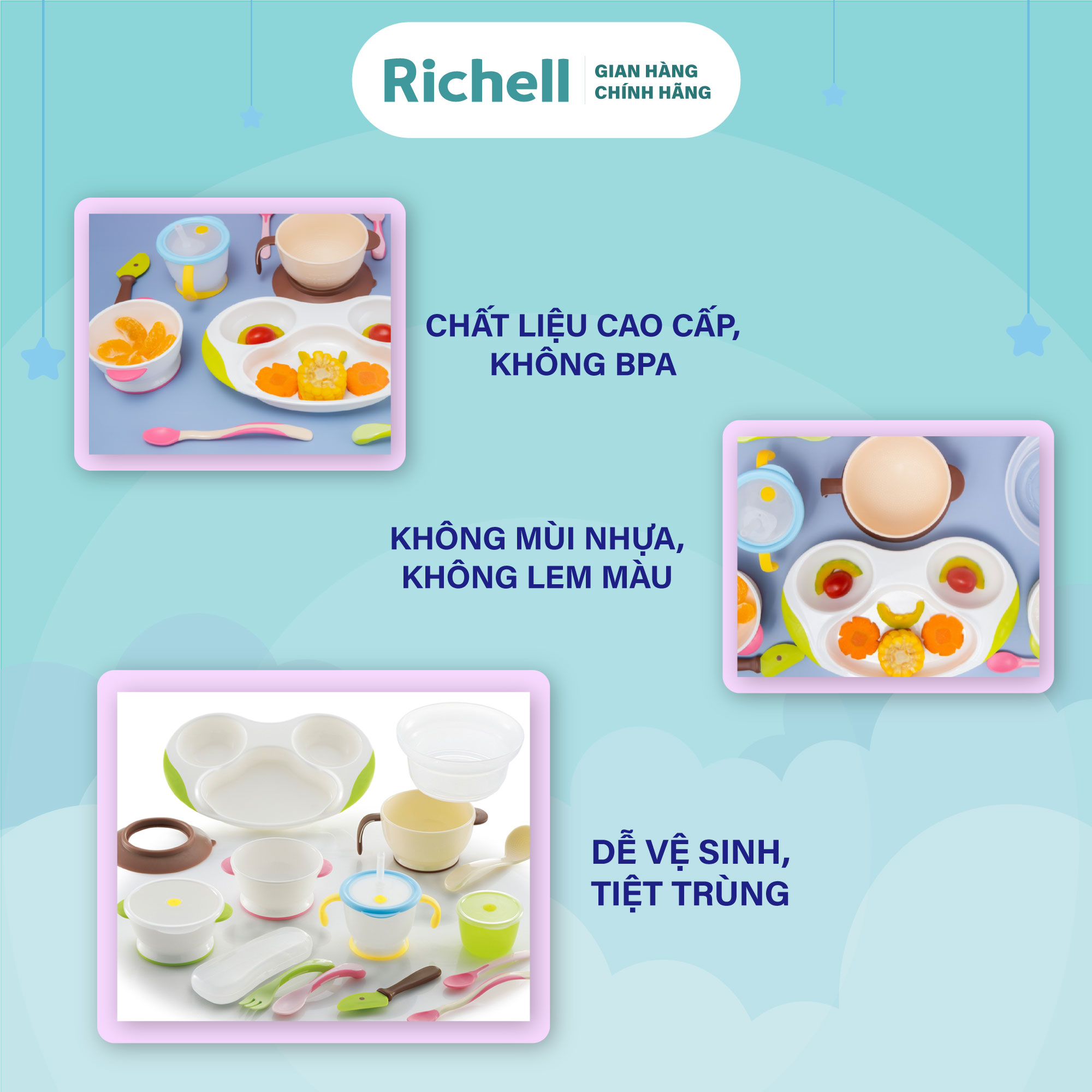 Bộ ăn dặm toàn diện RICHELL | Baby