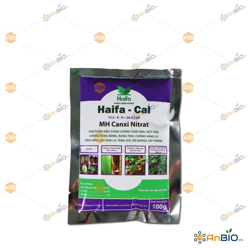 [HCM]Phân bón ISRAEL Haifa - Cal Gói 100g BỔ SUNG Đạm CANXI CẦN THIẾT CHO CÂY - C3.1003