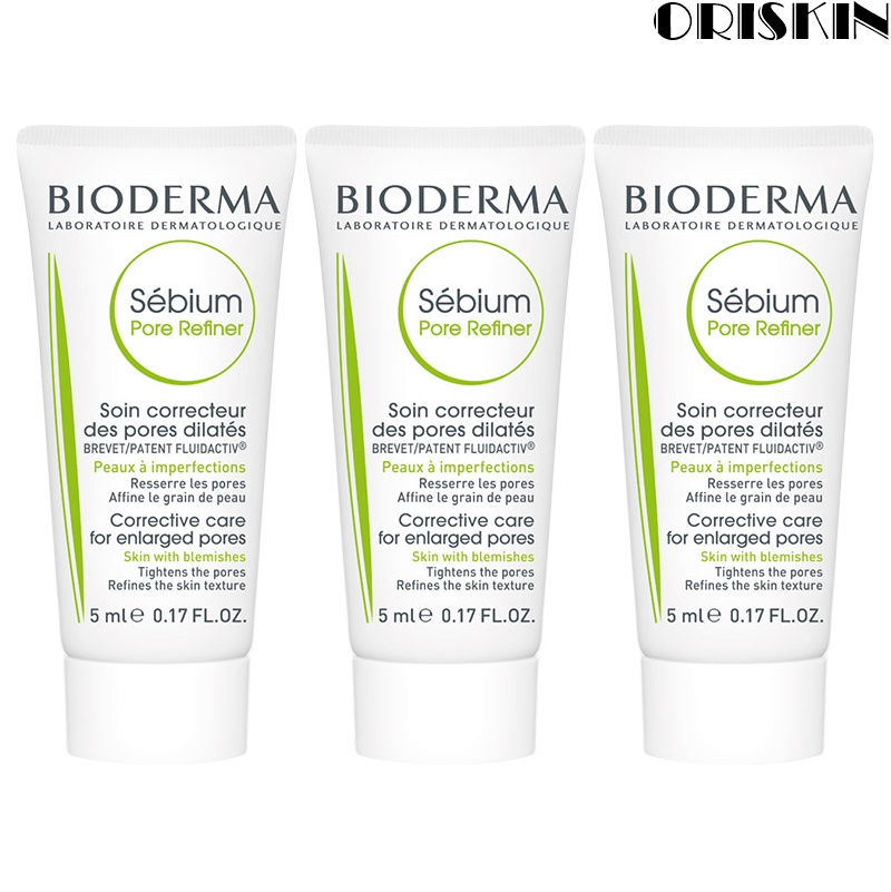 [CHÍNH HÃNG] Minisize Bioderma Kem Dưỡng Da Làm Se Khít Lỗ Chân Lông Giảm Bóng Nhờn BIODERMA Sebium Pore Refiner 5Ml