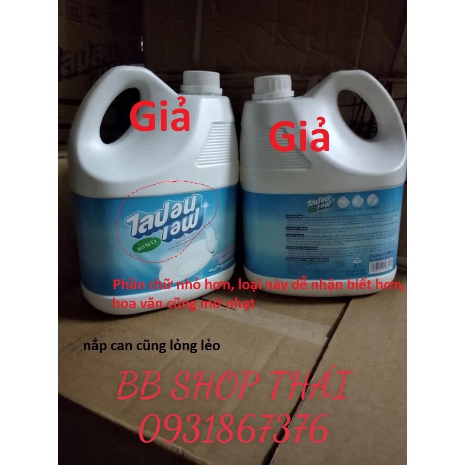 [HCM]Can Nước Rửa Chén Lipon không mùi Thái Lan