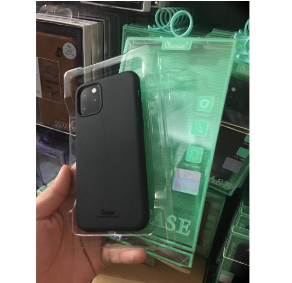 Ốp lưng iPhone 11,11 Pro,11 Pro Max ,OuCase Dẻo Màu Đen"
