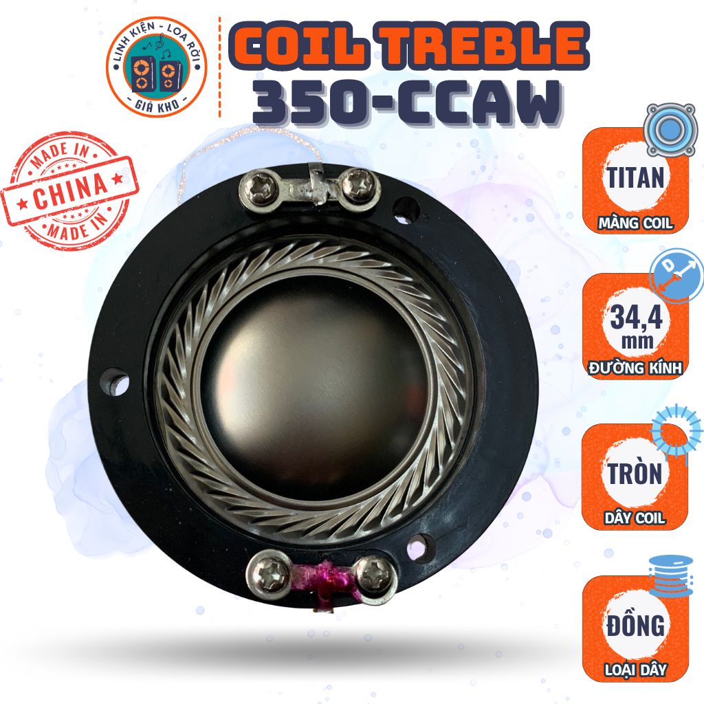 Coil Loa Treble 350 CCAW - Titanium - Made in China