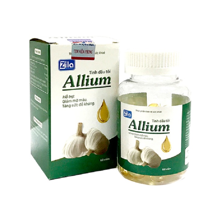 [HCM][Siêu Sale] TINH DẦU TỎI ALLIUM (60viên/ 1 hộp)