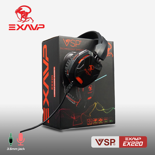 [HCM]Tai Nghe EXAVP EX220 LED Gaming