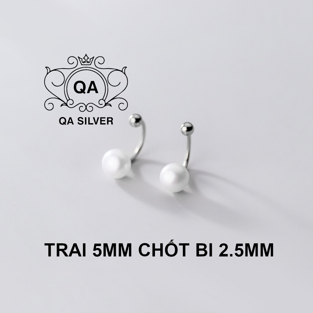 PEARL QA SILVER Earrings