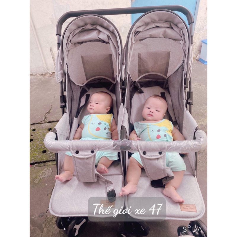 [siêu rẻ] XE ĐẨY ĐÔI 3 TƯ THẾ NẰM - NGẢ - NGỒI