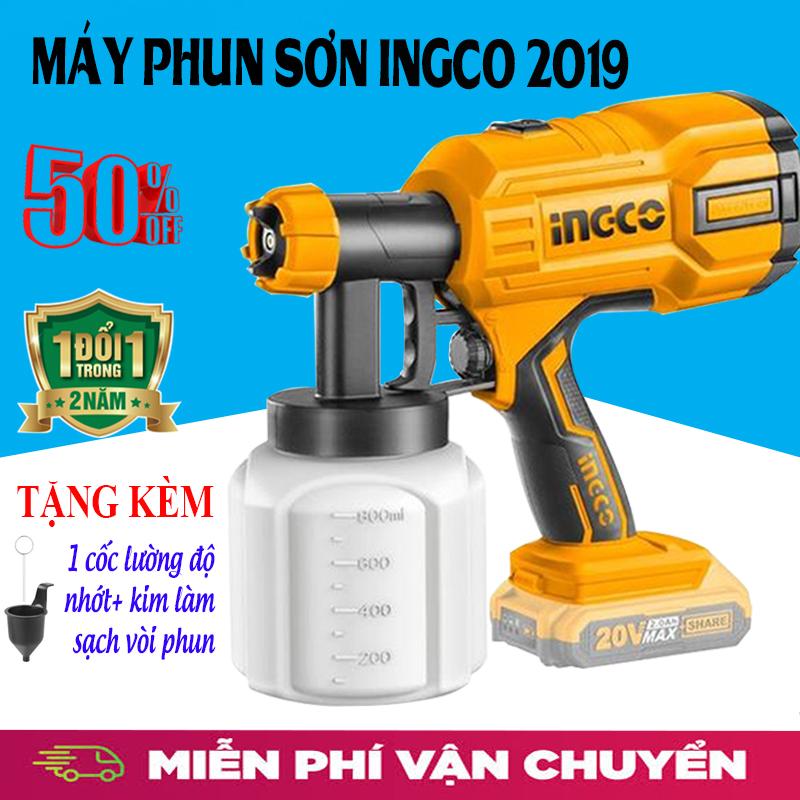 Máy phun sơn INGCO 350W (kèm pin 21V - 161X) tại Seoul Store