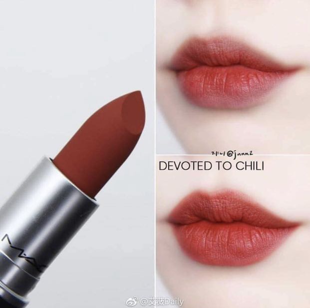 [HCM]MAC Matte Lipstick Màu 316 Devoted To Chili 3g