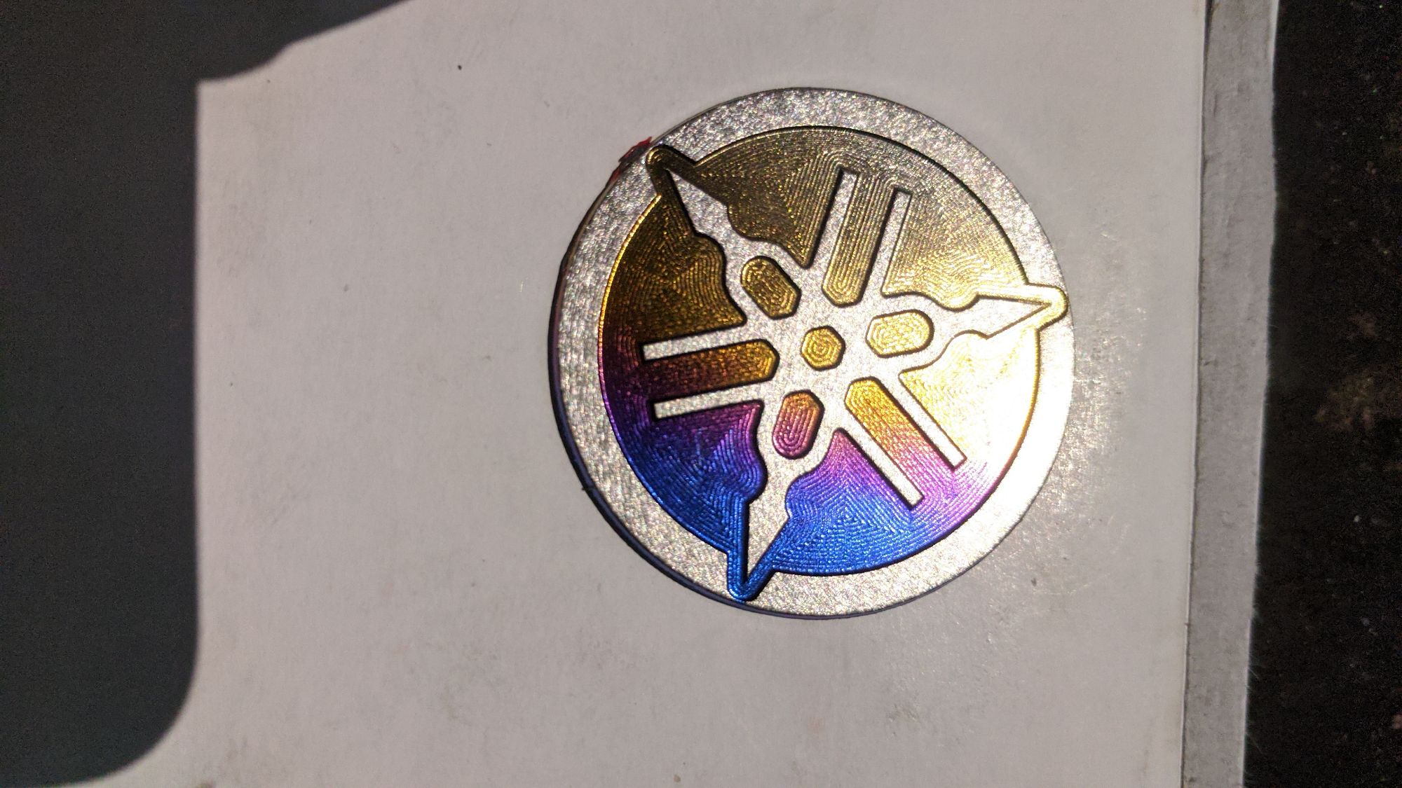 Logo yamaha titanium 40mm