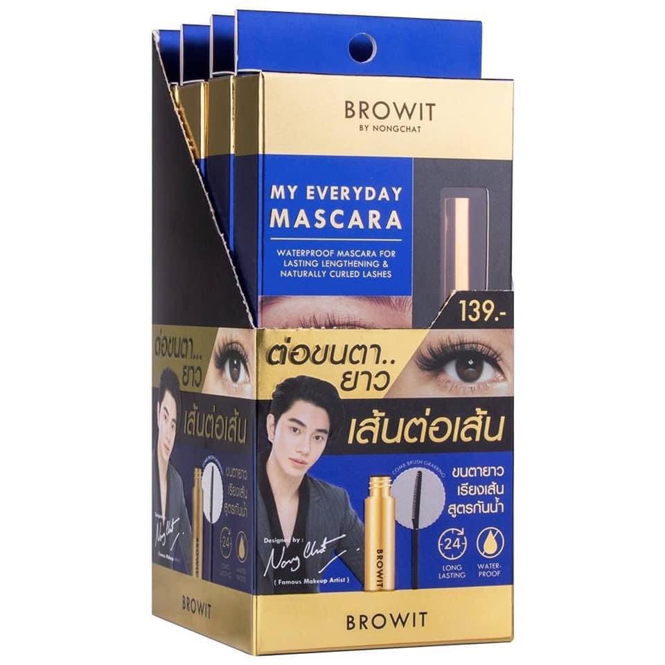 Mascara NongChat Browit Làm Dày Cong và Dài Mi Thái Lan