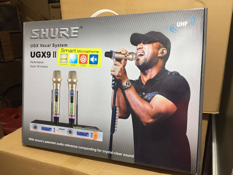 [Loại1] Micro không dây Shure UGX 9II  - Hát là mê