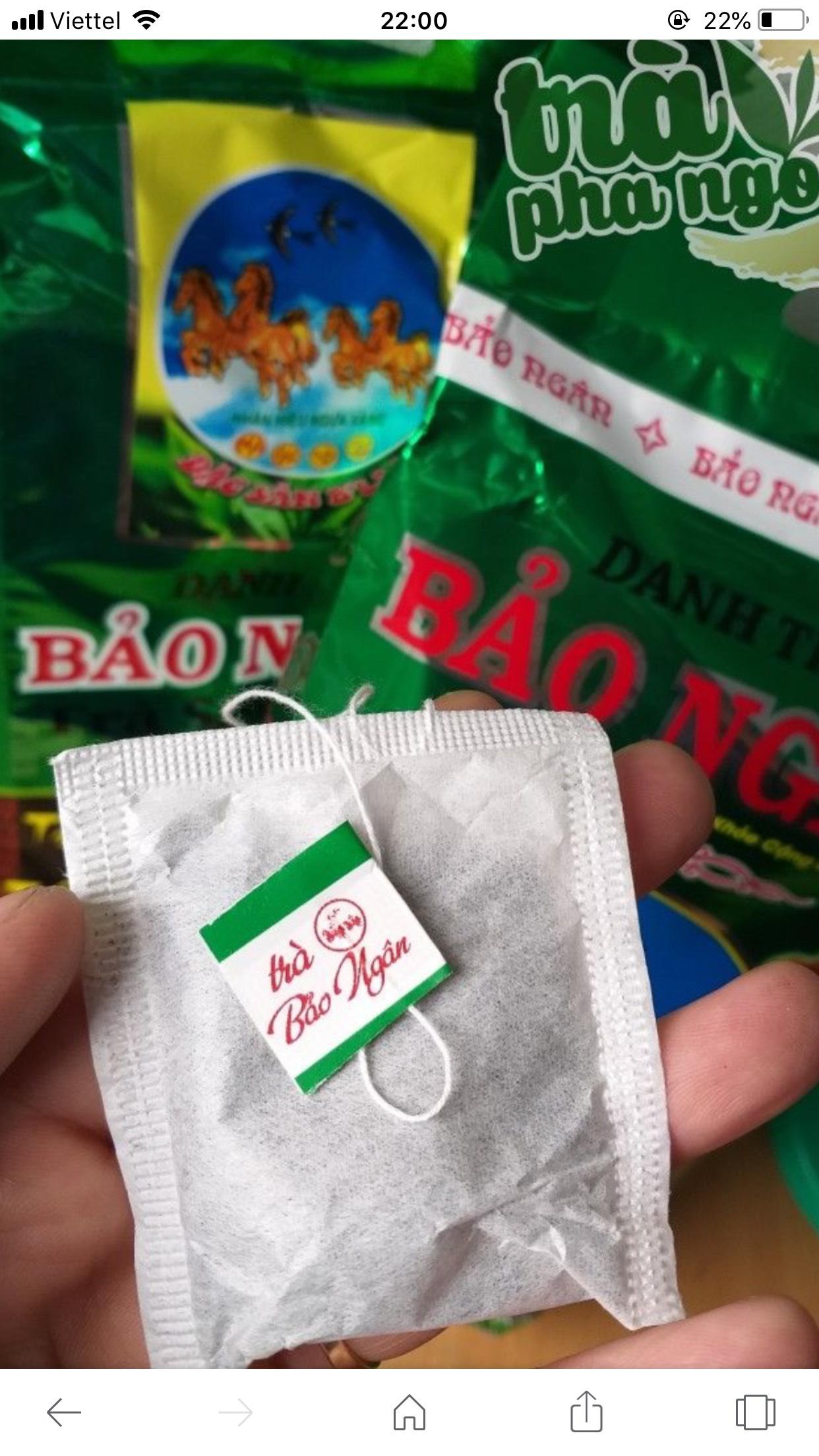 2 GÓI TRÀ SÂM DỨA TÚI LỌC & BẢO NGÂN