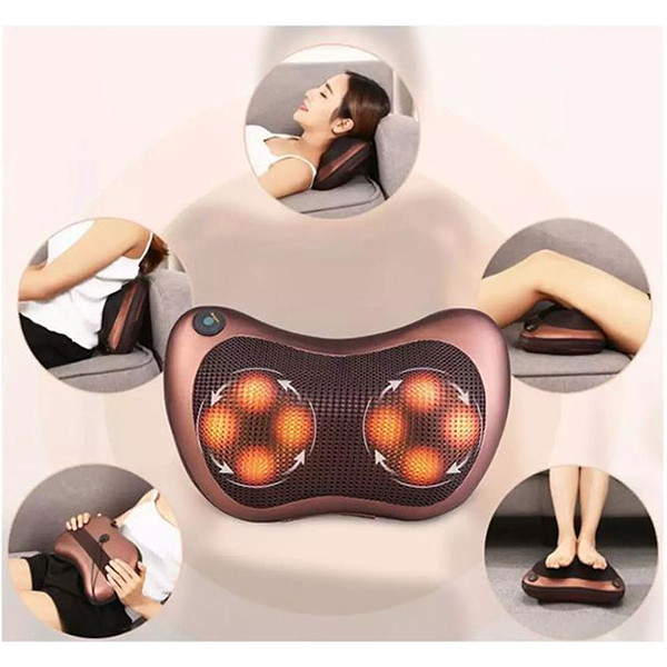 Gối massage cổ vai gáy - Gối massage hồng ngoại 20 bi, gối mát xa cổ vai gáy sạc pin, công nghệ nhật bản, chống thái hóa cột sống - Gối matxa cổ vai gáy, máy masage cổ vai gáy, gối massage tựa lưng ô tô