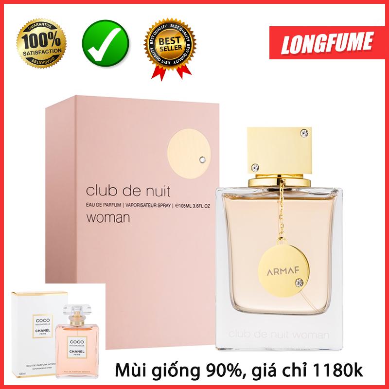 [SALES SỐC + MIỄN SHIP] Nước hoa nữ Club De Nuit Woman 105ml EDP có mùi hương giống Coco Trắng - Nước hoa Pháp sỉ lẻ giá tốt có cửa hàng uy tín Quận 10 TPHCM