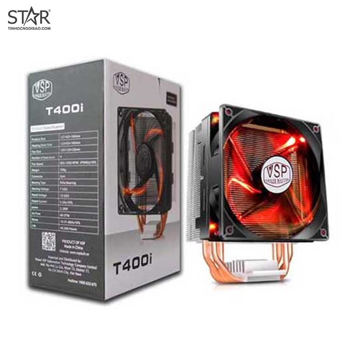 Fan cpu Cooler Master T400i (4U-12cm) led